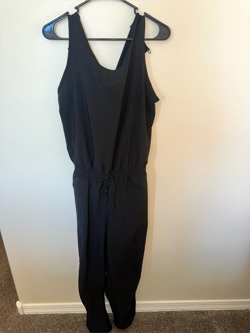 North Face Black Sleeveless Jumpsuit